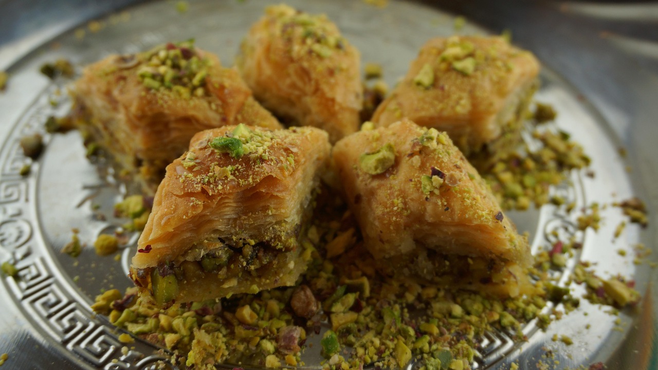 coffee, baklava, dessert, food, sweet, delicious, mediterranean, turkish, pastry, drink, delight, white, brown, bakery, table, baklava, baklava, baklava, baklava, baklava